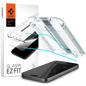 iPhone 15 Pro Spigen Glas.tR Ez Fit Zaštitno Kaljeno Staklo - 9H - 2 Kom.