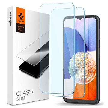 Spigen Glas.tR Slim Samsung Galaxy A14/A14 5G Zaštitno Kaljeno Staklo za Ekran - 9H