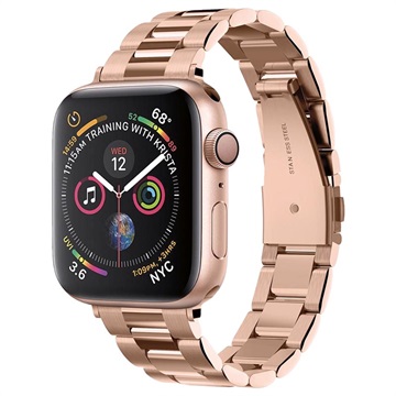 Apple Watch Series 10/9/8/7/6/SE Spigen Modern Fit Kaiš - 40mm/41mm/42mm - Zlatno Roze