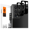 Spigen Optik.tR Samsung Galaxy S21 Ultra 5G Zaštitno Staklo za Kameru - Crno