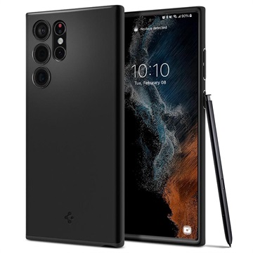 Spigen Thin Fit Samsung Galaxy S22 Ultra 5G Maska - Crna