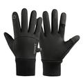 Sport Men Insulated Touchscreen Gloves - Black