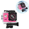 Sportska SJ60 Vodootporna 4K WiFi Akciona Kamera - Hot Pink