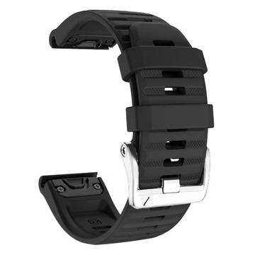 Sports Silicone Strap for Garmin Fenix ​​3 / 3 HR / 5X / 5X Plus / 6X / 6X Pro - Black