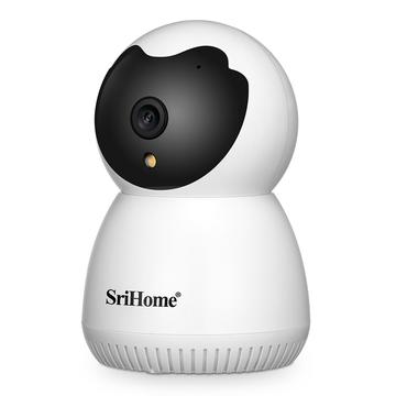 SriHome SH036 3MP Wi-Fi Smart PTZ Camera - EU Plug