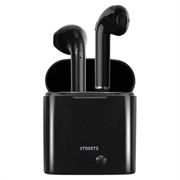 Streetz TWS-0007 True Wireless Earphones with Charging Case - Black