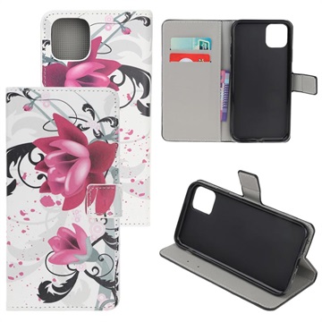 Style Serija iPhone 11 Novčanik-Futrola - Elegantni Lotus