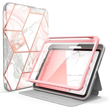 Supcase Cosmo iPad Mini (2021) Zaštitna Futrola - Roze Mermer
