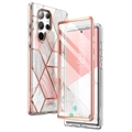 Supcase Cosmo Samsung Galaxy S23 Ultra 5G Hibridna Maska - Pink Mermer