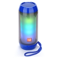 T&G TG643 Prenosivi Bluetooth Zvučnik sa LED Svetlom - Plava