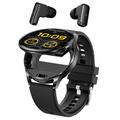 T97 2-in-1 Smart Watch with Built-In TWS Earphones