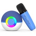 T97 Children Karaoke Microphone with Bluetooth Speaker & Subwoofer - Blue