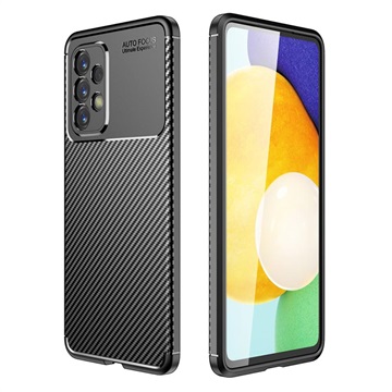 Beetle Carbon Fiber Samsung Galaxy A53 5G Maska - Crna