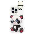 Serija 3D Figurica iPhone 14 Pro TPU Maska - Simpatična Panda