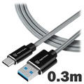Tactical Fast Rope Kabl za Punjenje - USB-A/USB-C - 0.3m