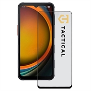 Samsung Galaxy Xcover7 Pro Tactical Glass Shield 5D Tempered Glass Screen Protector - Black Edge