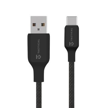 Tactical Stitch Thread USB-A / USB-C Cable - 1m, 15W - Black