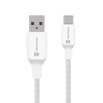 Tactical Stitch Thread USB-A / USB-C Cable - 2m, 15W - White