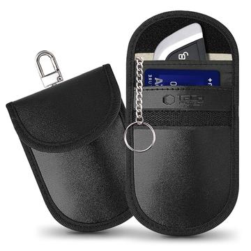 Tech-Protect KLR100 RFID Blocking Car Key Case with Cardholder - Black