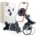 Tech-Protect N62 2-in-1 MagSafe and Clamp Car Holder - Black