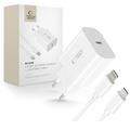 Tech-Protect NC20W Wall Charger with Lightning Cable - White