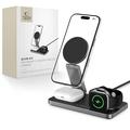Tech-Protect QI15W-A47 3-in-1 Foldable MagSafe Wireless Charger - Black