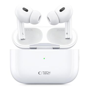 Tech-Protect UltraBoost Pro TWS Earphones (Open-Box Satisfactory) - White