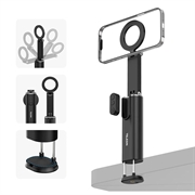 Telesin P1-HSS-02 MagSafe Holder for Vlogging with Bluetooth Remote Control - Black