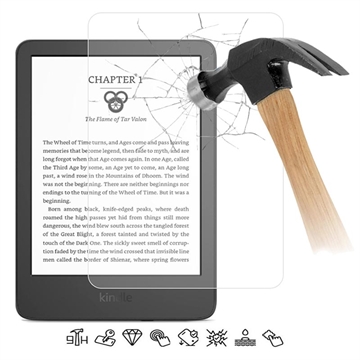 Amazon Kindle Colorsoft Signature Edition Tempered Glass Screen Protector - 9H - Case Friendly - Transparent