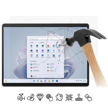 Microsoft Surface Pro 10 Zaštitno Kaljeno Staklo - 9H, 0.3mm - Case Friendly  - Providno