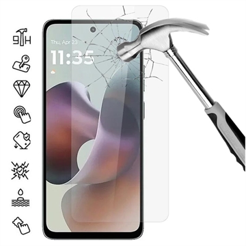 Motorola Moto G56 Tempered Glass Screen Protector - 9H - Case Friendly - Transparent