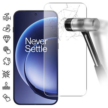 OnePlus 15 Tempered Glass Screen Protector - 9H - Case Friendly - Transparent