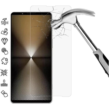 Sony Xperia 1 VI Zaštitno Kaljeno Staklo - 9H, 0.3mm - Case Friendly  - Providno