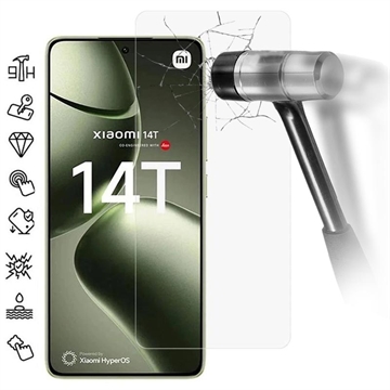 Xiaomi 14T/14T Pro Zaštitno Kaljeno Staklo - 9H - Case Friendly - Providno