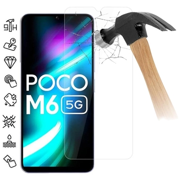 Xiaomi Poco M6 Zaštitno Kaljeno Staklo - 9H - Case Friendly - Providno
