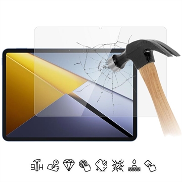 Xiaomi Poco Pad X1 Tempered Glass Screen Protector - 9H - Case Friendly - Transparent