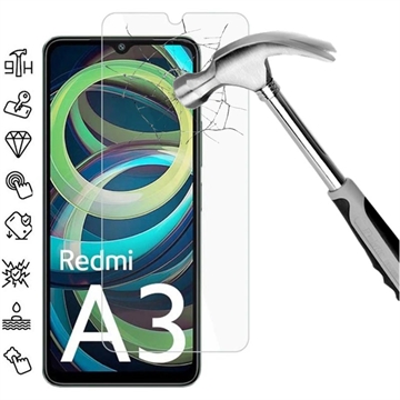 Xiaomi Redmi A3 Zaštitno Kaljeno Staklo - 9H - Case Friendly - Providno