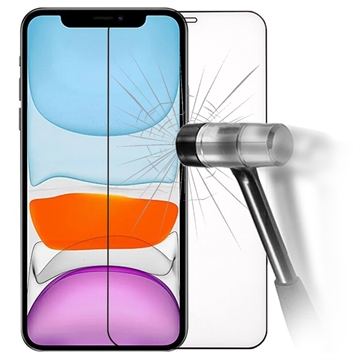 iPhone 12/12 Pro Zaštitno Kaljeno Staklo - 9H, 0.2mm - Crne Ivice