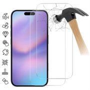 iPhone 17 Pro Tempered Glass Screen Protector - 9H - Case Friendly - 2 Pcs. - Transparent