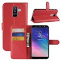 Samsung Galaxy A6+ (2018) Novčanik-Futrola - Crvena