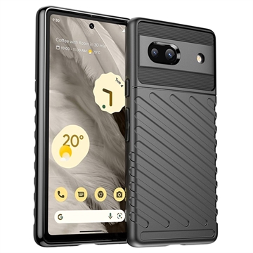 Thunder Series Google Pixel 7a TPU Maska - Crna