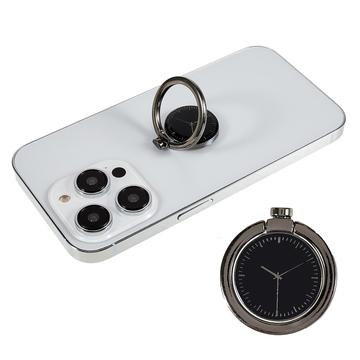 Time Clock Stand Holder Rotation Ring Grip Ring Bracket Phone Ring Holder Compatible with Various Smartphones