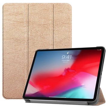 iPad Pro 11 Tri-Fold Smart Zaštitna Futrola - Zlatna