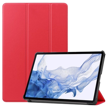 Samsung Galaxy Tab S9 Tri-Fold Serija Smart Zaštitna Futrola - Crvena