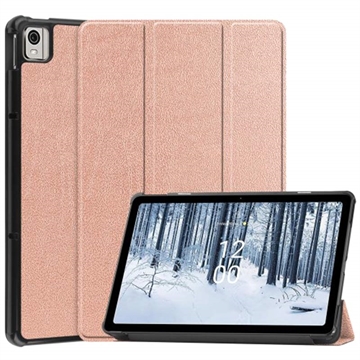 Tri-Fold Serija Nokia T21 Smart Folio Futrola - Zlatnoroze