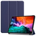 Tri-Fold Serija iPad Pro 12.9 2021/2022 Smart Maska na preklop - Plava