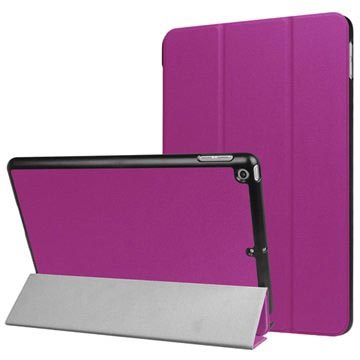 iPad 9.7 2017/2018 Tri-Fold Smart Maska na preklop - Ljubičasta