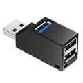 USB 3.0 Čvorište 1x3 - 1x USB 3.0, 2x USB 2.0 - Crno
