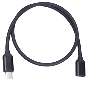 USB 3.1 Tip-C Muški/Ženski Produžni Kabl - 1.5m - Crni