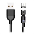 USB2.0 / MicroUSB Rotatable Magnetic Charging Cable 2m
